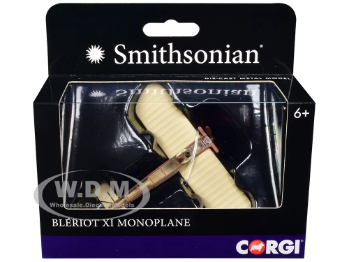 Bleriot XI Monoplane with Pilot Figure Smithsonian Series Diecast Model Corgi CS91301