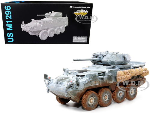 United States M1296 Stryker ICV Infantry Carrier Vehicle Dragoon Olive Drab Snowy Version 2nd Cav Germany 2020 NEO Dragon Armor Series 1/72 Plastic Model Dragon Models 63119
