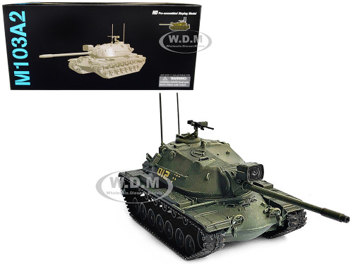 United States M103A2 Heavy Tank D12 Olive Drab NEO Dragon Armor Series 1/72 Plastic Model Dragon Models 63162