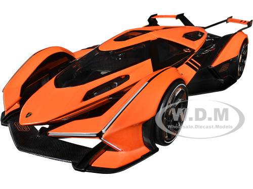 Lamborghini V12 Vision Gran Turismo Orange Metallic Special Edition 1/18 Diecast Model Car Maisto 31454OR