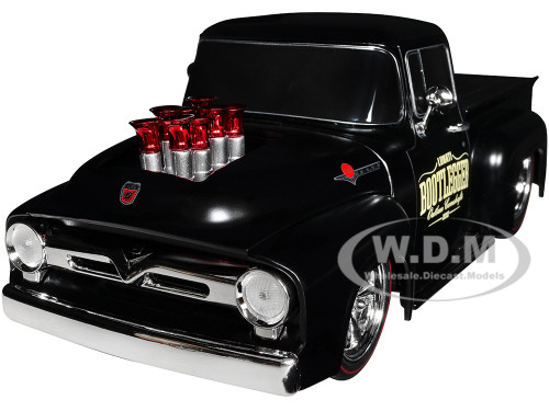 1956 Ford F-100 Pickup Truck Light Blue and Black Limited Edition