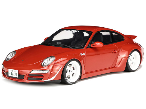 2021 Porsche 911 RWB AKA Phila Red 1/18 Model Car GT Spirit GT874