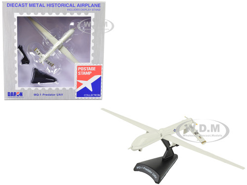 General Atomics MQ 1 Predator UAV Drone Aircraft CIA United States Air Force 1/87 HO Diecast Model Postage Stamp PS5567