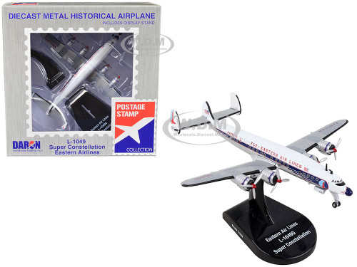 Lockheed L 1049 Super Constellation Commercial Aircraft Eastern Airlines 1/300 Diecast Model Airplane Postage Stamp PS5806-6