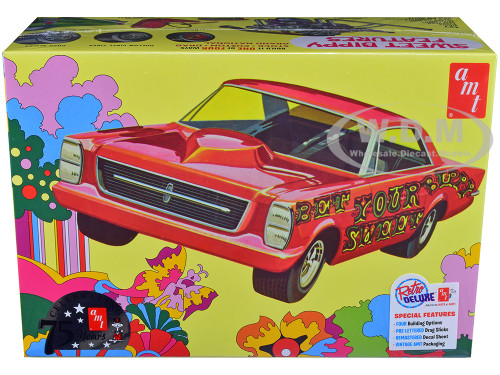 Skill 2 Model Kit 1966 Ford Galaxie 500 Hardtop Sweet Bippy 4 in 1 Kit 1/25 Scale Model AMT AMT1393