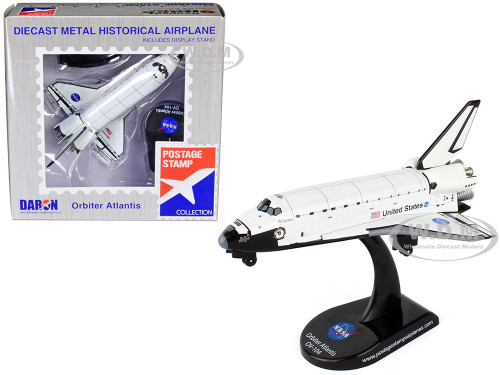 NASA Space Orbiter Atlantis OV 104 United States 1/300 Diecast Model Postage Stamp PS5823-1