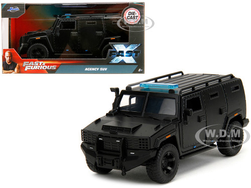 Agency SUV Matt Black Fast X 2023 Movie Fast & Furious Series 1/32 Diecast Model Car Jada 34449