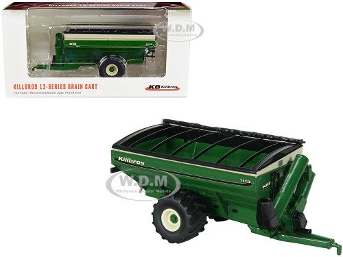 Killbros 1113 Grain Cart with Flotation Tires Green 1/64 Diecast Model SpecCast UBC044