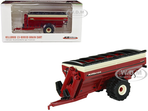 Killbros 1113 Grain Cart with Flotation Tires Red 1/64 Diecast Model SpecCast UBC045