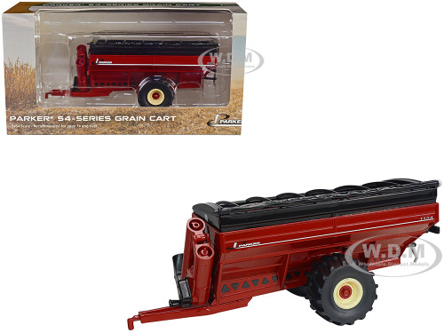 Parker 1154 Grain Cart with Flotation Tires Red 1/64 Diecast Model SpecCast UBC050