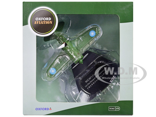Polikarpov I 16 Fighter Aircraft Combat Ace Liu Che Sheng Taiwan Sino Japanese War Republic of China Air Force Oxford Aviation Series 1/72 Diecast Model Airplane Oxford Diecast AC065-2105