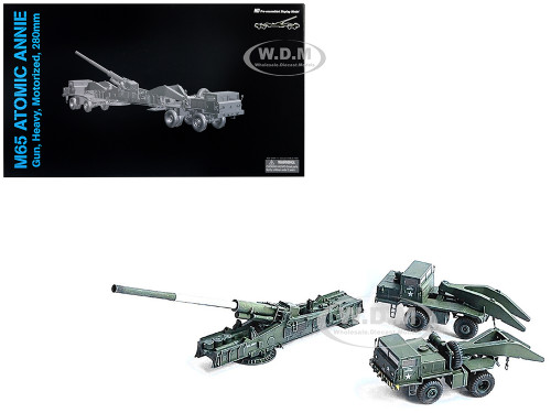 United States M65 Atomic Cannon Atomic Annie Artillery Olive Drab Firing Mode US Army NEO Dragon Armor Series 1/72 Plastic Model Dragon Models 63160