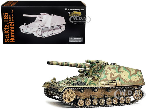 German Sd Kfz 165 Hummel Self Propelled Gun V2 Early Production German Army NEO Dragon Armor Series 1/72 Plastic Model Dragon Models 63180