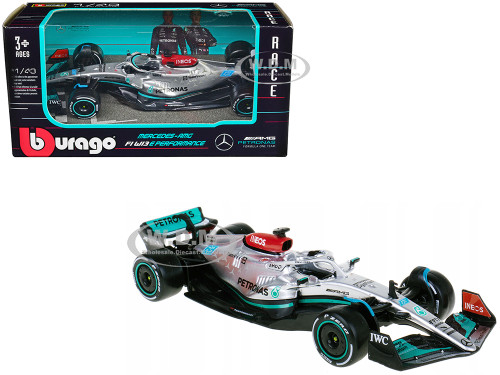 Mercedes AMG F1 W13 E Performance #63 George Russell F1 Formula One World Championship 2022 1/43 Diecast Model Car Bburago 38065GR