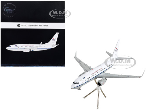 Boeing 737 700 Transport Aircraft Royal Australian Air Force 100th Anniversary A36 001 White and Gray Gemini 200 Series 1/200 Diecast Model Airplane GeminiJets G2RAA1224