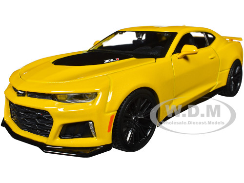 2017 Chevrolet Camaro ZL1 Yellow Metallic Special Edition 1/24 Diecast Model Car Maisto 31512y