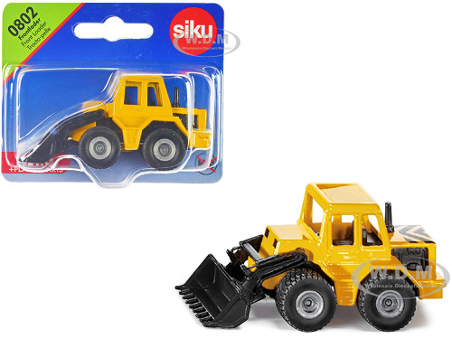 Front Loader Yellow and Black Diecast Model Siku 0802