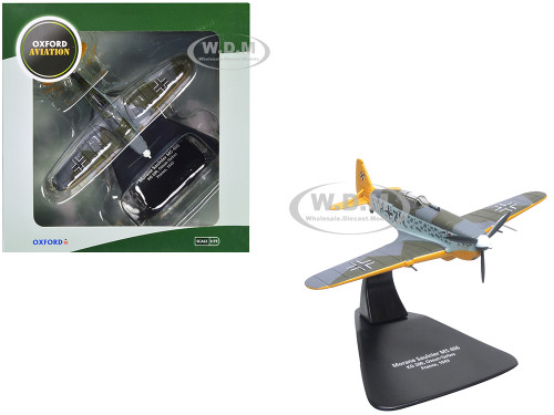 Morane Saulnier M S 406 Fighter Aircraft KG200 Ossun Tarbes France 1943 German Luftwaffe Oxford Aviation Series 1/72 Diecast Model Airplane Oxford Diecast AC116