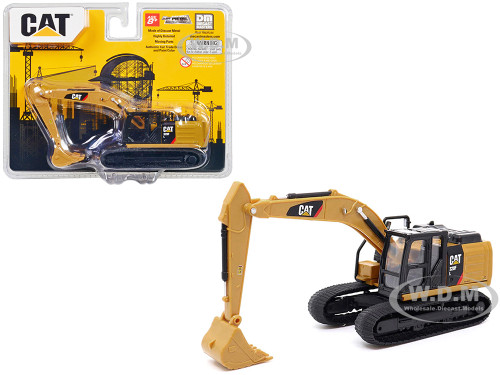 CAT Caterpillar 320F L Hydraulic Excavator Yellow and Black 1/64 Diecast Model Diecast Masters 84644CS