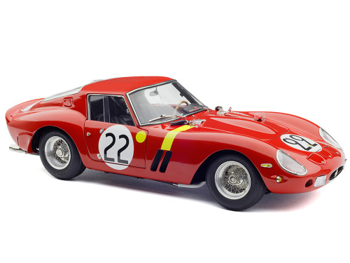 Ferrari 250 GTO #22 Elde Beurlys 3rd Place 24 Hours of Le Mans 1962 Limited Edition to 2200 pieces Worldwide 1/18 Diecast Model Car CMC M-253