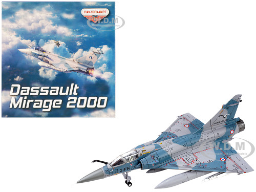 Dassault Mirage 2000 5F Fighter Aircraft 2 FK Cigognes French Air Force Wing Series 1/72 Diecast Model Panzerkampf 14626PC