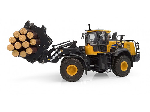 Komatsu WB97S-8 Backhoe Loader Yellow 1/50 Diecast Model Universal