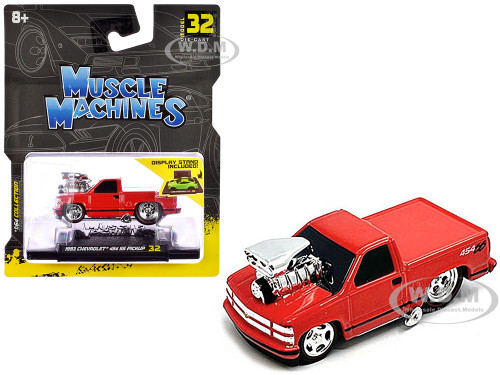 1972 Chevrolet C-10 Pickup Truck Red and Black 