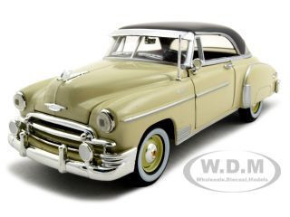 1950 Chevrolet Bel Air Cream 1/24 Diecast Model Car Motormax 73268