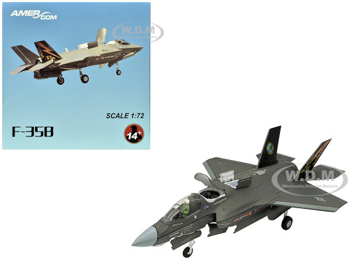 Lockheed Martin F 35B STOVL Lightning II Aircraft BF 01 Prototype Air Test an Evaluation Squadron 23 VX 23 Salty Dogs 2009 United States Navy 1/72 Diecast Model Airplane FS061A