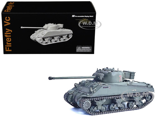 British Sherman Firefly Vc Tank #71 13th 18th Royal Hussars Armoured Brigade Normandy France 1944 NEO Dragon Armor Series 1/72 Plastic Model Dragon Models 63240