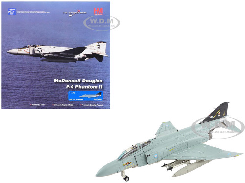 McDonnell Douglas F 4J UK Phantom II Fighter Bomber Aircraft ZE359 AF Wattisham England British Royal Air Force Air Power Series 1/72 Diecast Model Hobby Master HA19068