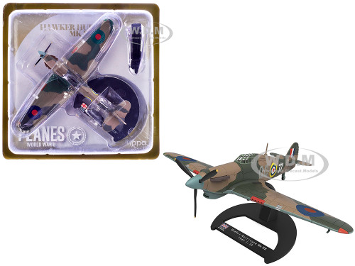 Hawker Hurricane Mk IIB Aircraft No 134 Squadron 151 Wing Vaenga USSR 1941 British Royal Air Force Planes of World War II Series 1/72 Diecast Model Airplane Luppa LCM016