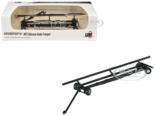 Unverferth AWS Fieldrunner Header Transport Black Version 2 1/64 Diecast Model SpecCast UBC023