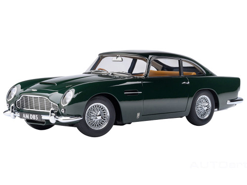 Aston Martin DB5 RHD Right Hand Drive British Racing Green 1/18 Model Car Autoart 70286