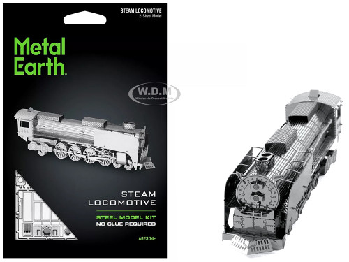 Model Kit Steam Locomotive #844 Moderate Difficulty Steel Model Metal Earth MMS033
