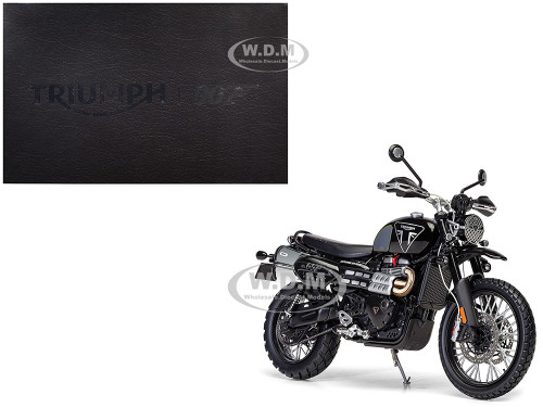 Triumph Scrambler 1200 Bond Edition Motorcycle Black 007 James Bond No Time to Die 2021 Movie 1/12 Diecast Model Corgi CC08402