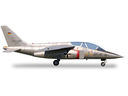 Dassault Alpha Jet Aircraft 01 Prototype Registration AT24 Military Series 1/72 Diecast Model Airplane Herpa HE580854