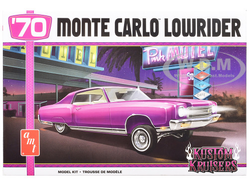 Skill 2 Model Kit 1970 Chevrolet Monte Carlo Lowrider Kustom Kruisers 1/25 Scale Model AMT AMT1458M