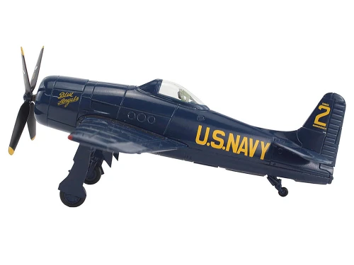 Grumman F8F Bearcat Fighter Aircraft Blue Angels #2 1946 United States Navy SkyMax Models Series 1/72 Diecast Model Hobby Master SM1011