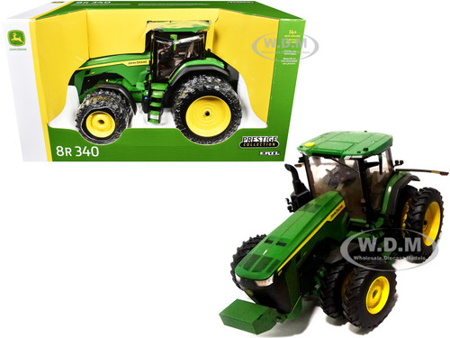John Deere 8R 340 Tractor Dual Wheels Green Prestige Collection 1/16 Diecast Model ERTL TOMY 45957