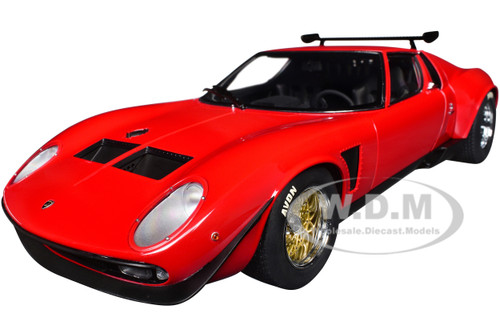 Lamborghini Miura SVR Jota Red 1/18 Model Car Autoart 79171