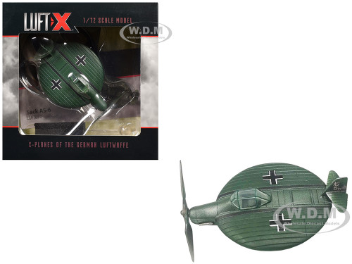 Sack AS 6 Aircraft Prototype German Luftwaffe 1/72 Model Luft-X LUFT014