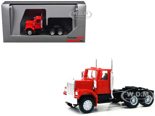GMC Short Day Cab Red 1/87 (HO) Plastic Model Car Promotex 015235R