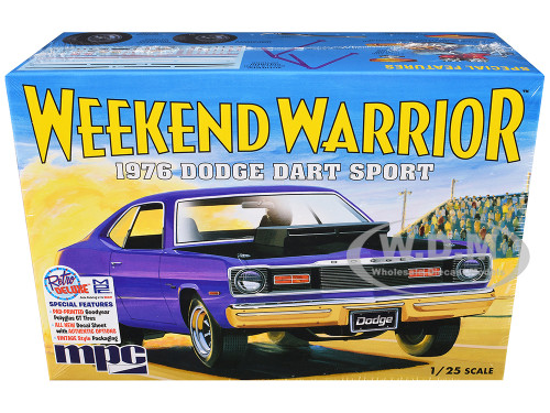Skill 2 Model Kit 1976 Dodge Dart Sport Weekend Warrior 1/25 Scale Model MPC MPC1019