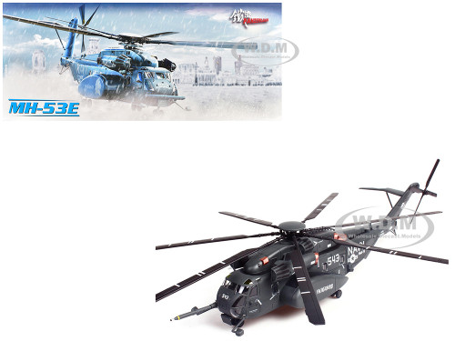 Sikorsky MH 53E Sea Dragon Helicopter United States Navy Vanguard Tail Number 543 Dark Gray 1/72 Diecast Model Panzerkampf 14040PA1295