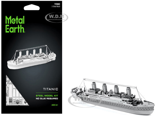 Model Kit Titanic Ship Moderate Difficulty Steel Model Metal Earth MMS030
