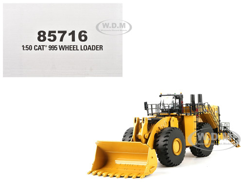 CAT Caterpillar 995 Wheel Loader Yellow High Line Series 1/50 Diecast Model Diecast Masters 85716