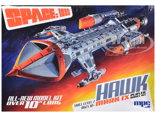 Skill 2 Model Kit Hawk Mark IX Spacecraft Space 1999 1975 1977 TV Series 1/72 Scale Model MPC MPC881M
