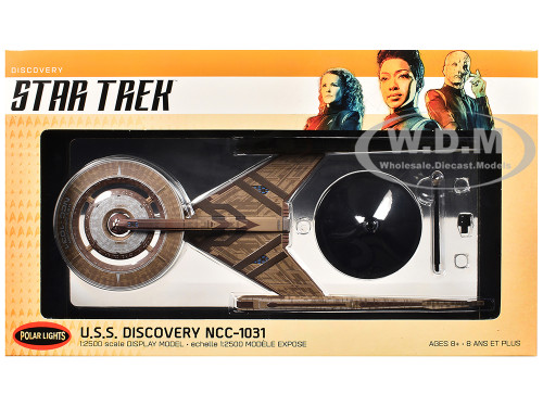 U S S Discovery NCC 1031 Spacecraft Star Trek Discovery 2017 2024 TV Series 1/2500 Scale Model Polar Lights POL979M