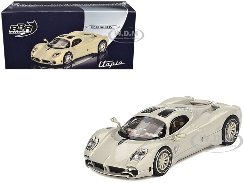 Pagani Utopia Presentation Grigio Rinascimento Silver 1/64 Diecast Model Car BBR BBRDIE6430